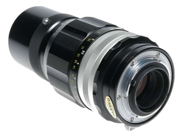 Nikkor-Q Auto 1:4 f=200mm vintage Nikon film lens 4/200