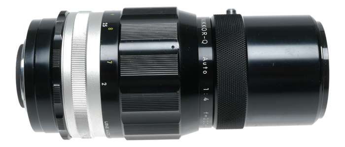 Nikkor-Q Auto 1:4 f=200mm vintage Nikon film lens 4/200