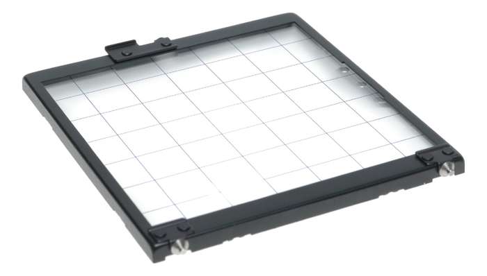 Mamiya medium format camera focusing screen grid square type