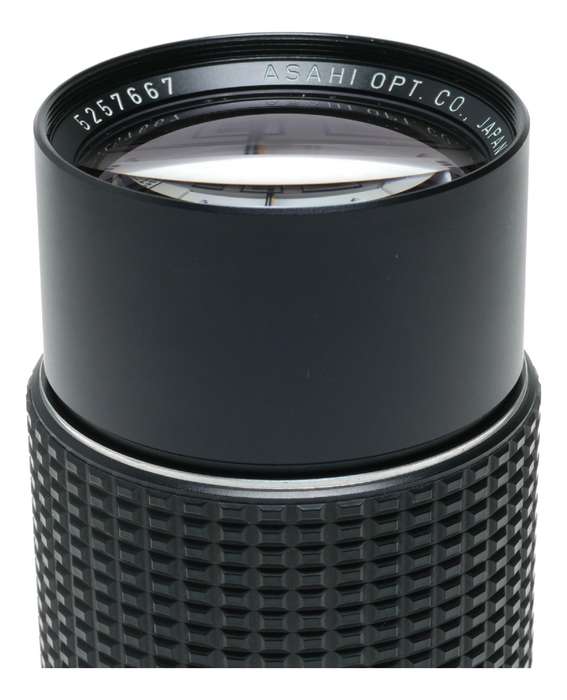 SMC Pentax-M 1:4 200mm coated SLR film camera lens f/4 lens set 4/200