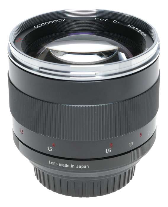 Planar 1.4/85 ZE T* f=50mm Carl Zeiss f/1.4 lens rare edition limited