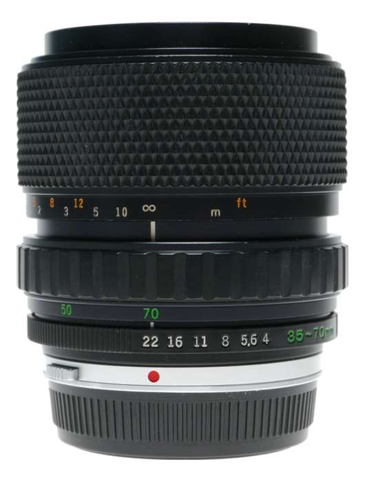 Olympus OM-System S Zuiko MC Auto-Zoom 1:4 f=35-70mm vintage camera lens