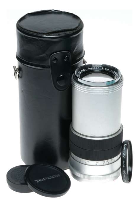 Topcon RE Auto-Topcor 1:5.6 f=200mm f/5.6 f=200mm Vintage SLR camera lens