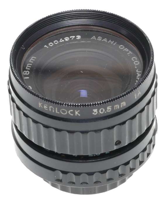 Pentax-110 1:2.8 18mm subminiature lens wide angle 2.8/18mm cap filter