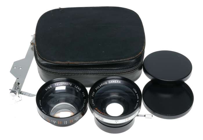 King Telephoto wide angle vintage lens set accessory for Polaroid cameras