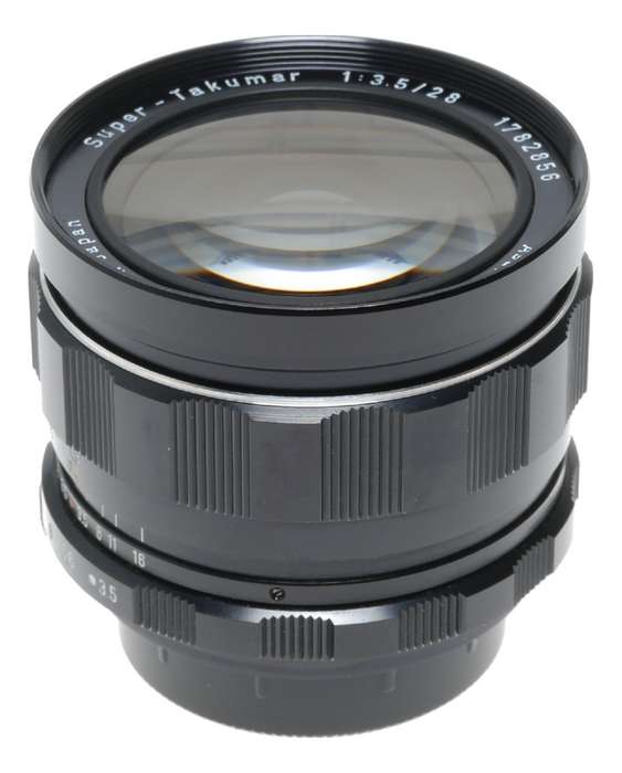Wide Angle Pentax Super-Takumar 1:3.5/28mm SLR vintage camera lens