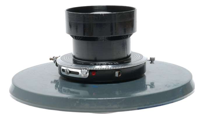 Raptar Telephoto Wollensak 10 inch f/5.6 lens with shutter and board