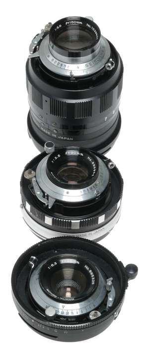 Mamiya Universal Press film Camera set 3 lenses 3 backs viewfinder vintage set