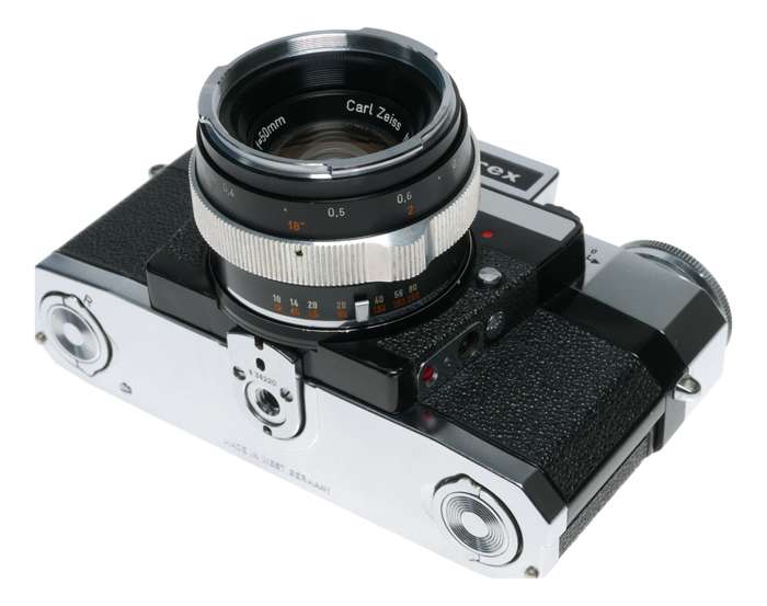 Contarex SE Super Zeiss Planar 1:2/50mm Chrome SLR 35mm film camera boxes