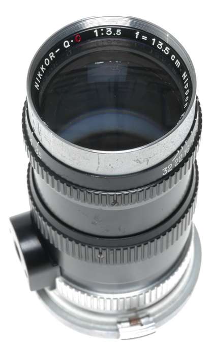 Nikkor-Q.C 1:3.5 f=13.5cm RF Nippon Kogaku 3.5/135mm Rangefinder lens