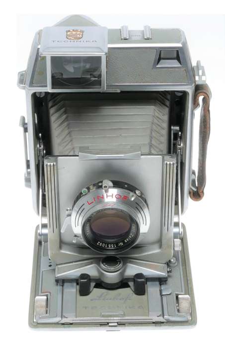 Linhof Super Technika 6x9 film camera 3 lens Case Grip flash backs set