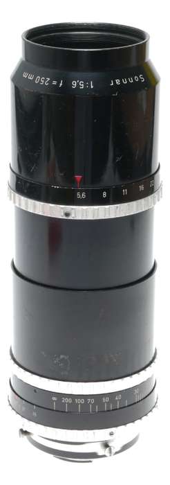 Sonnar 5.6/250 CF Zeiss Hasselblad medium format camera lens f/5.6 f=250mm