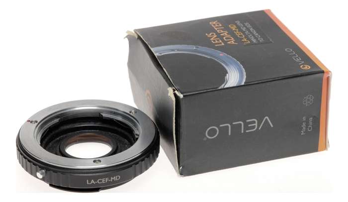 Vello Minolta MD Lens to Canon EOS Camera LA-CEF-MD Adapter