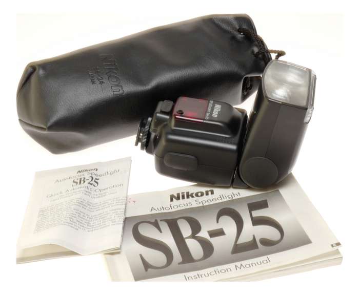 Nikon SB-25 Autofocus Speedlight Hot Shoe Camera Flash Unit