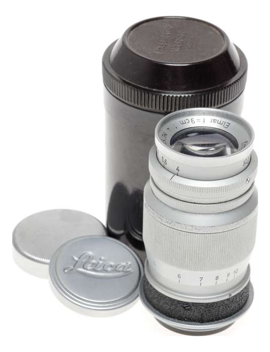 Leitz Elmar f=9cm 1:4 M39 Leica Rangefinder Camera LTM Lens