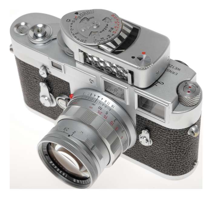 Leica M3 Rangefinder Camera Summicron 2/50 Meter Hood IROOA