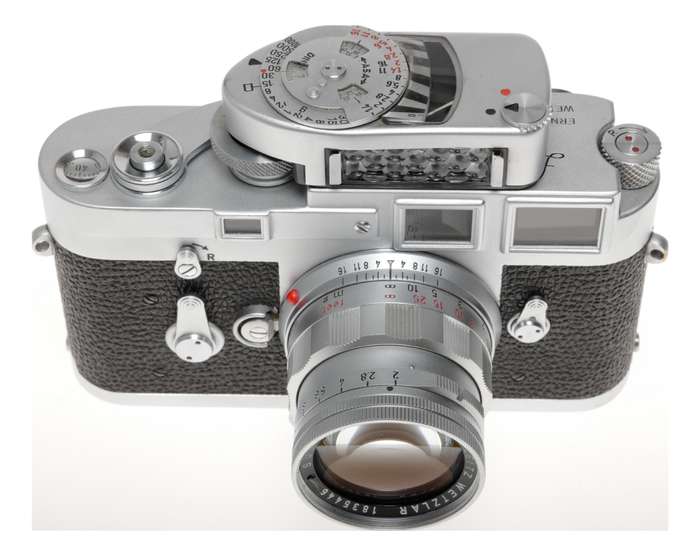 Leica M3 Rangefinder Camera Summicron 2/50 Meter Hood IROOA