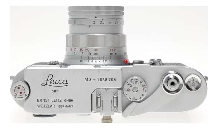 Leica M3 Rangefinder Camera Summicron 2/50 Meter Hood IROOA