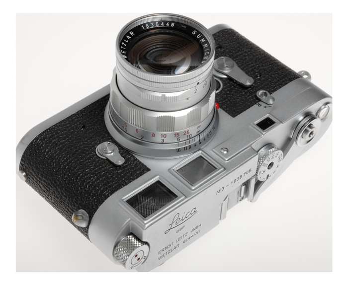 Leica M3 Rangefinder Camera Summicron 2/50 Meter Hood IROOA