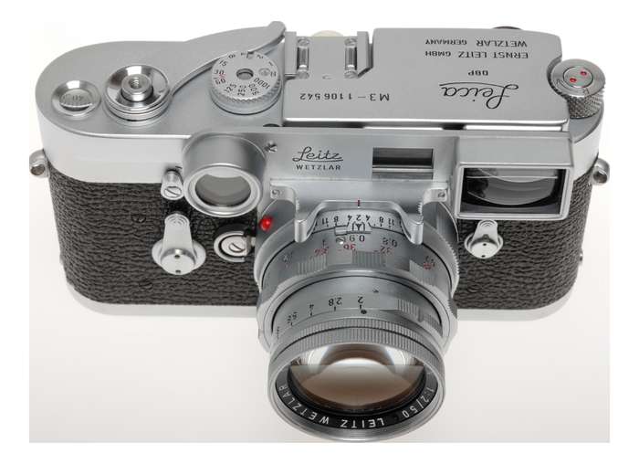 Leica M3 Rangefinder 35mm Film Camera Summicron 1:2/50 in Box