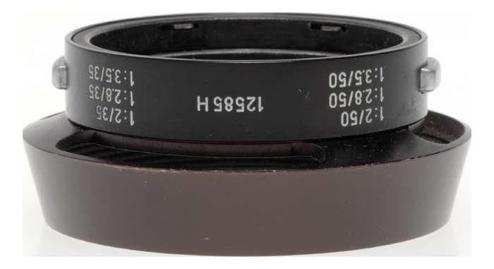 Leitz Leica Lens Hood 12585H fits M Summicron 50mm 35mm in Box