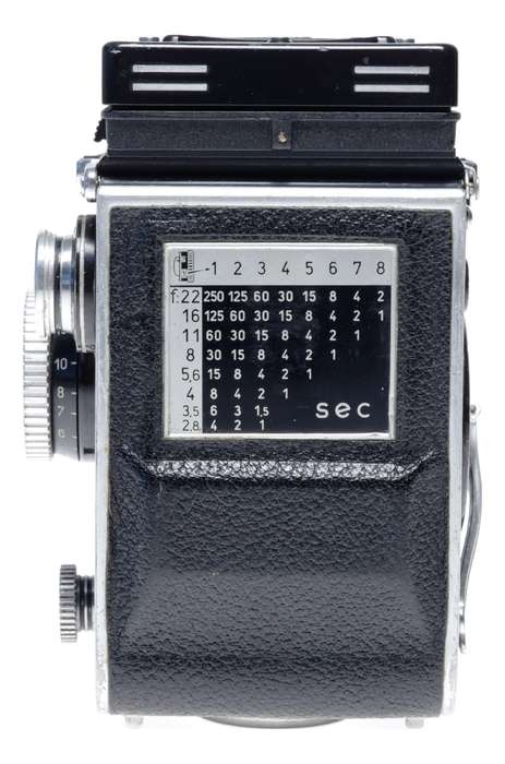 Tele Rolleiflex Type 1 6x6 Film TLR Camera Sonnar f/4 135mm Serviced