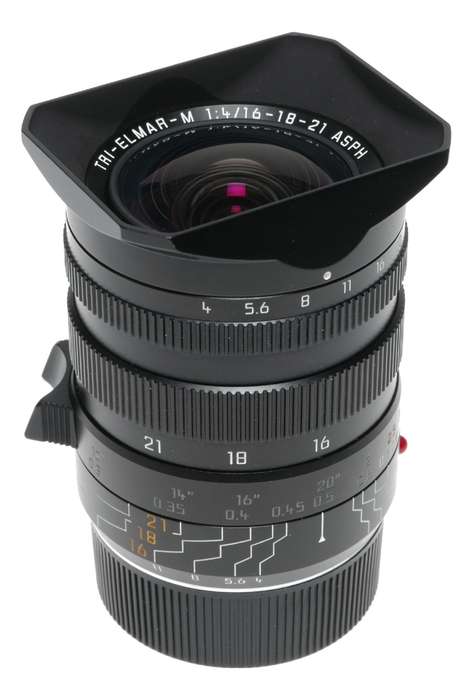 Leica Tri-Elmar-M 1:4/16-18-21 mm ASPH. 11642 set complete box finder