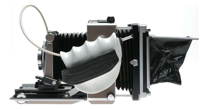 Linhof Super Technika IV 4x5 field camera Symmar 5.6/150mm lens Grip set