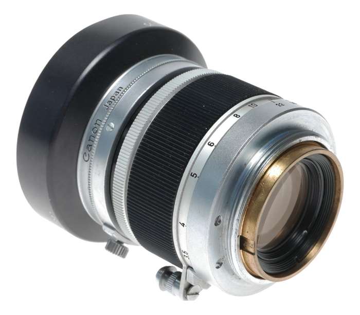 Canon lens 50mm 1:1.8 RF coupled M39 LTM Leica screw mount 1.8/50 set