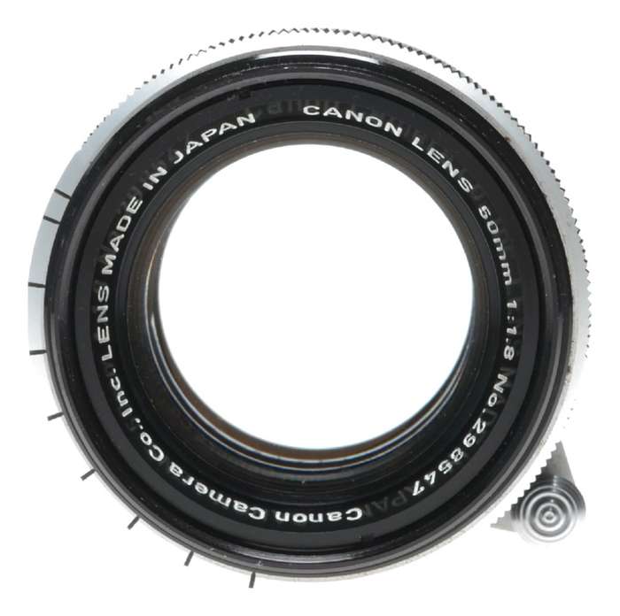 Canon lens 50mm 1:1.8 RF coupled M39 LTM Leica screw mount 1.8/50 set
