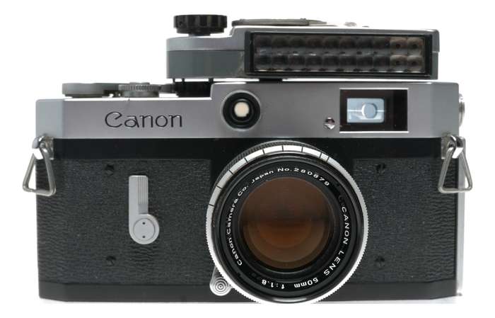 Canon P Camera rangefinder with Leica screw mount 1.8/50mm lens cased
