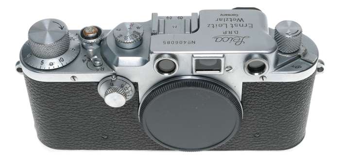 IIIc Leica Just Serviced M39 rangefinder body 3c case cap and manual