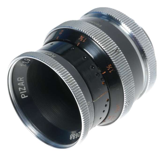 PIZAR 1:1.9 f=26mm AR c mount H16 reflex 16mm movie lens caps 1.9/26