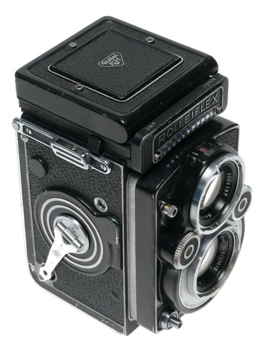 White Face 3.5F Rolleiflex Planar 3.5 f=75mm TLR Just Serviced film camera