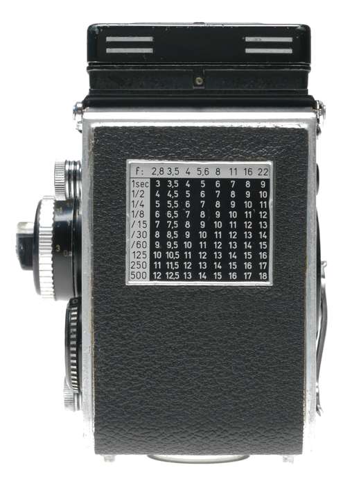 White Face 3.5F Rolleiflex Planar 3.5 f=75mm TLR Just Serviced film camera