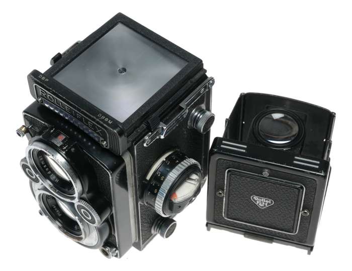 White Face 3.5F Rolleiflex Planar 3.5 f=75mm TLR Just Serviced film camera
