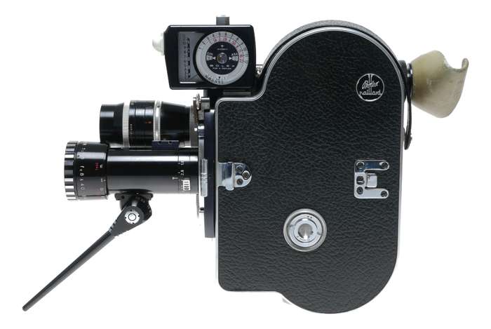 Bolex H8 Reflex camera 16mm Movie Som Berthiot Zoom 2.8/75mm Yvar