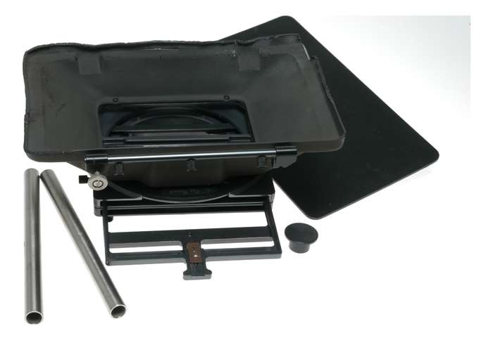 Van Diemen Arriflex Cine camera Matt Box filter holder with rails in used condition