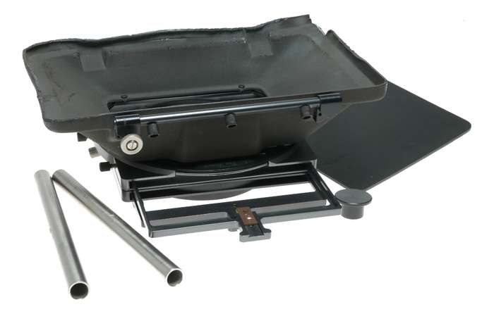 Van Diemen Arriflex Cine camera Matt Box filter holder with rails in used condition