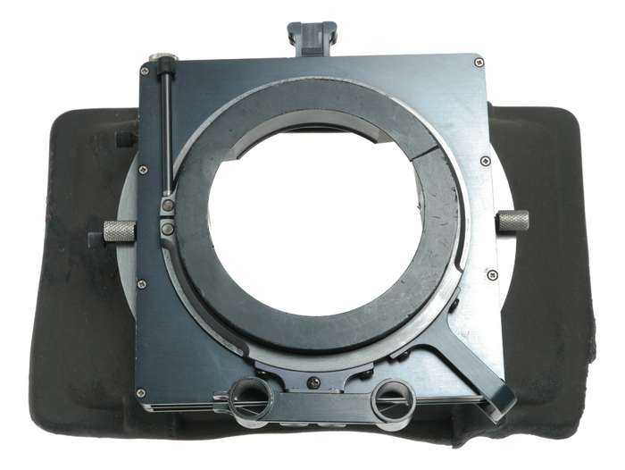 Van Diemen Arriflex Cine camera Matt Box filter holder with rails in used condition