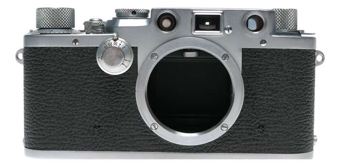 Leica IIIF RF film camera Leitz Elmar f=5cm 1:3.5 Red Scale 3.5/50 CLA'd