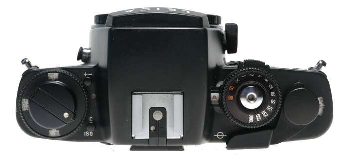 Leica R4 Black 35mm film camera body Leitz SLR strap and instruction manual