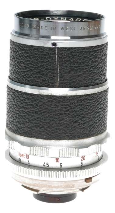 Super-Dynarex 1:4/135 Voigtlander tele lens for SLR f=135mm cased