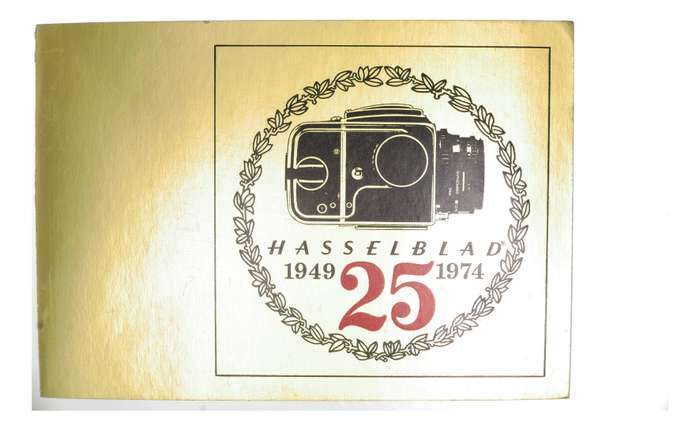 Gold Hasselblad 500CM 25 years Nr 0029 Original vintage manuals Box only