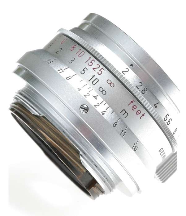 Leica Summicron 1:2/35 silver 8 element 35mm lens GERMANY M39 SAMWO