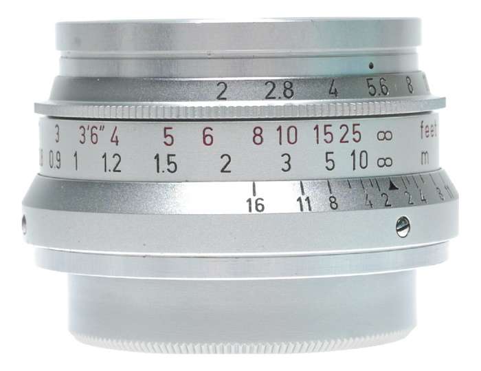 Leica Summicron 1:2/35 silver 8 element 35mm lens GERMANY M39 SAMWO