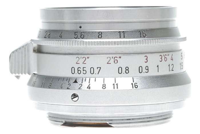 Leica Summicron 1:2/35 silver 8 element 35mm lens GERMANY M39 SAMWO