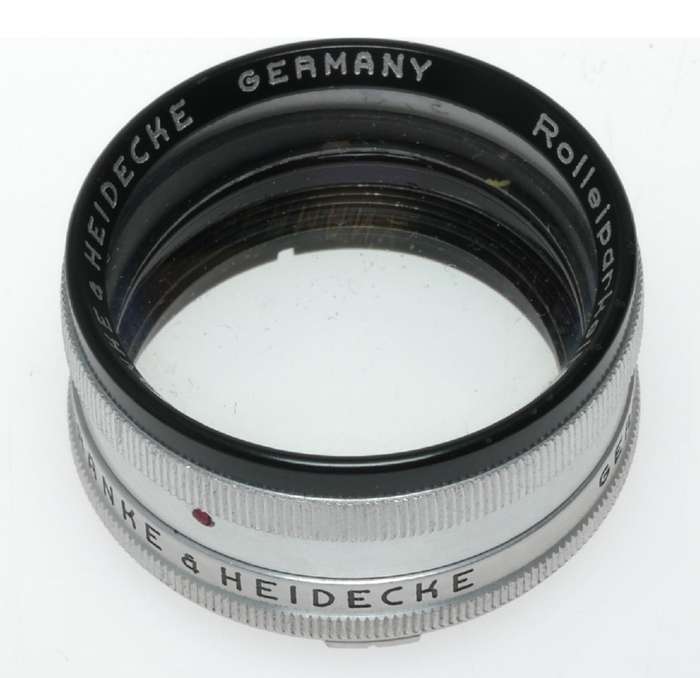 Rolleiflex TLR vintage film camera 28.5 Rolleiparkeil II Rolleinar II cased