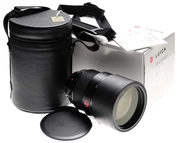 Leica Apo-Summicron-R 1:2/180mm 11354 rare lens Extender 2x R adapter M Box kit