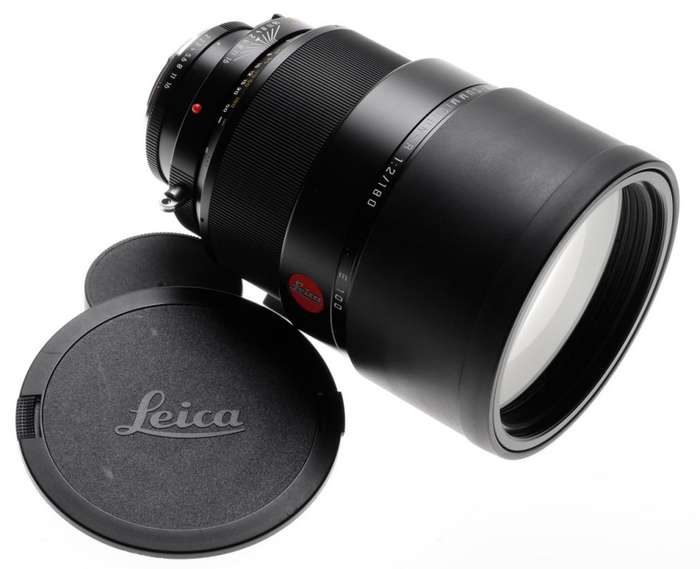 Leica Apo-Summicron-R 1:2/180mm 11354 rare lens Extender 2x R adapter M Box kit